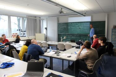 Investigadores en la reunión celebrada en Trier